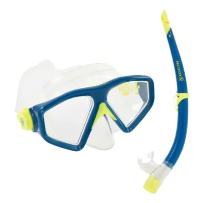 Búvár snorkeling készlet AQUALUNG SATURN COMBO TRANSPARENT BLUE