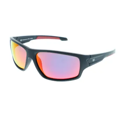 Napszemüveg H.I.S. POLARIZED HPS87104-1, black, smoke with red mirror POL, 63-16-132