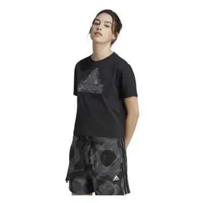 Rövid ujjú női póló ADIDAS W ICONS TEE CRO-IM4255-black