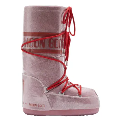 Magas téli csizma MOON BOOT Icon Glitter pink