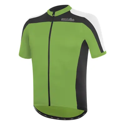 Rövid ujjú férfi kerékpáros mez RH+ Space Jersey, grass green black white