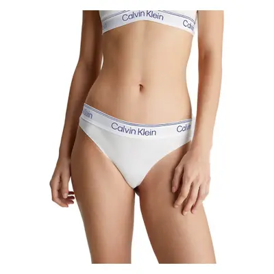 Női bugyi CALVIN KLEIN THONG-000QF7188E-100-Whiite