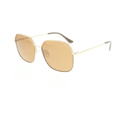 Női napszemüveg H.I.S. POLARIZED HPS04125-3, gold-beige, brown POL, 57-15-142