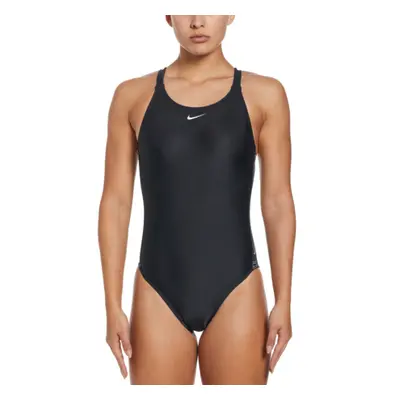 Női úszó egyrészes fürdőruha NIKE SWIM LOGO TAPE FASTBACK OP BLACK