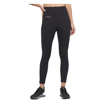 Női futó szigetelt leggings CRAFT ADV ESSENCE HIGH WAIST WARM TIGHTS W-999000-Black