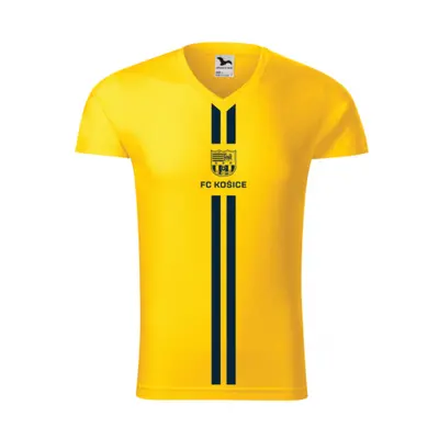 Szurkolói rövid ujjú póló FC KOŠICE FC KE 2024 2025 T-SHIRT COTTON yellow