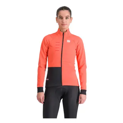 Női kerékpáros kabát SPORTFUL Tempo w jacket, pompelmo