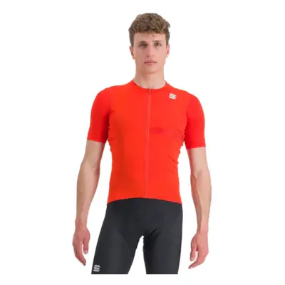 Rövid ujjú férfi kerékpáros mez SPORTFUL Matchy short sleeve jersey, chili red