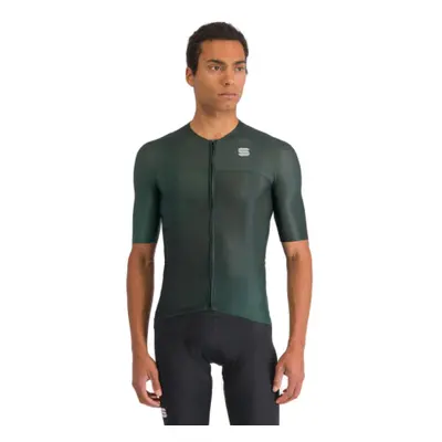 Rövid ujjú férfi kerékpáros mez SPORTFUL Light jersey, shrub green