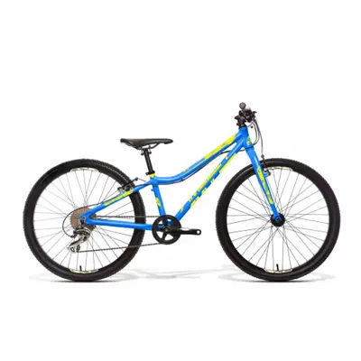 Junior mountain bike AMULET 24 Fun, blue shiny light green shiny