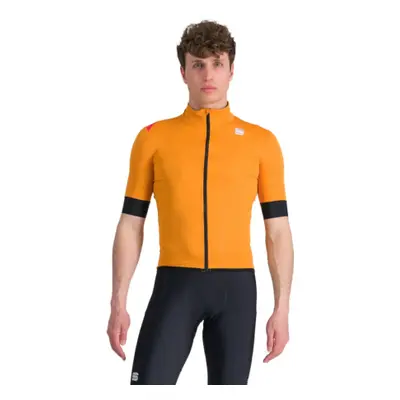 Férfi kerékpáros kabát SPORTFUL Fiandre light no rain jacket s, dark gold