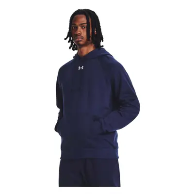 Hőszigetelt kapucnis férfi pulóver UNDER ARMOUR UA Rival Fleece Hoodie-BLU I