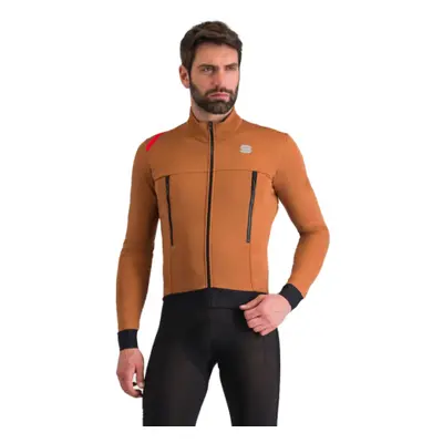 Férfi kerékpáros kabát SPORTFUL Fiandre warm jacket, leather