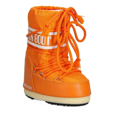 Gyermek magas téli csizma MOON BOOT ICON NYLON, 090 sunny orange K