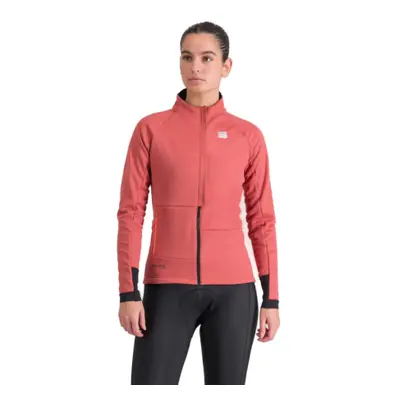 Női kerékpáros kabát SPORTFUL Super w jacket, dusty red