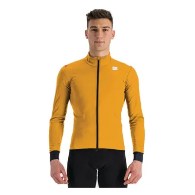 Férfi kerékpáros kabát SPORTFUL Fiandre light no rain jacket, dark gold