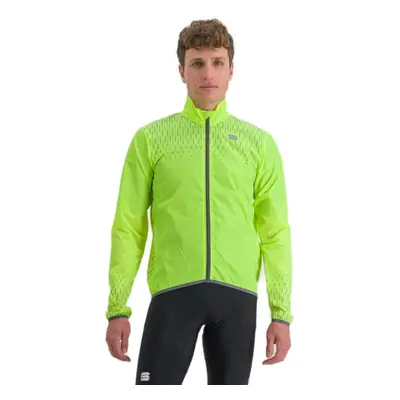 Férfi kerékpáros kabát SPORTFUL Reflex jacket, yellow fluo