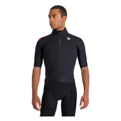 Férfi kerékpáros kabát SPORTFUL Fiandre pro jacket short sleeve, black