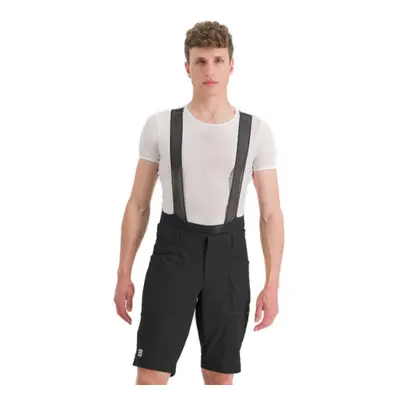 Férfi kerékpáros nadrág SPORTFUL Giara overshort, black