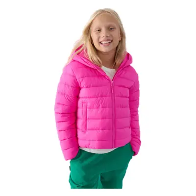 Lány dzseki 4F JUNIOR DOWN JACKET-JWAW24TDJAF449-55S-HOT PINK