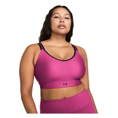 Női edző sportmelltartó UNDER ARMOUR UA Infinity Mid Bra-PNK