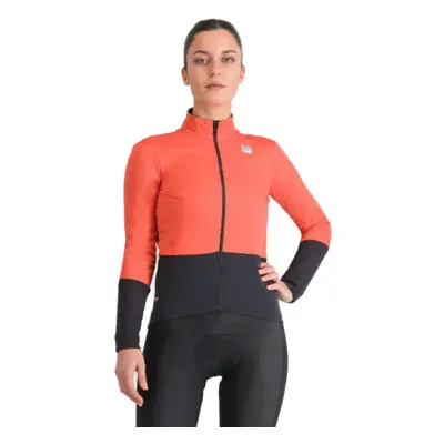 Női kerékpáros kabát SPORTFUL Total comfort w jacket, pompelmo