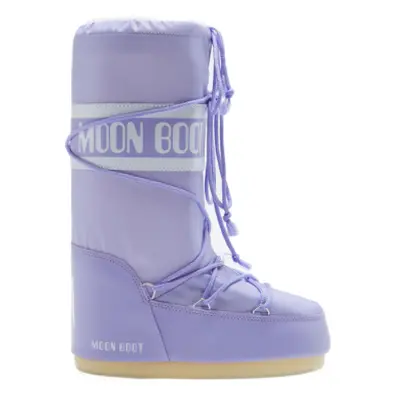 Junior magas téli csizma MOON BOOT MB ICON NYLON JR-E001 LILAC