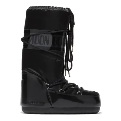 Junior magas téli csizma MOON BOOT MB ICON GLANCE -JR-N001 BLACK