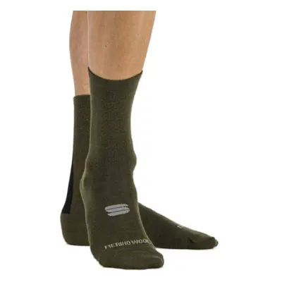 Kerékpáros zokni SPORTFUL Merino wool 18 socks, beetle black