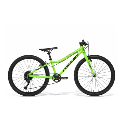 Junior mountain bike AMULET 24 Tomcat, green fluo matt black shiny