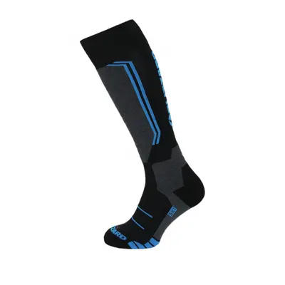 Sí térdzokni (zokni) BLIZZARD Allround wool ski socks,black anthracite blue