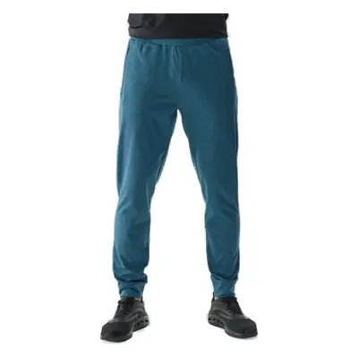 Pánske zateplené tepláky 4F TROUSERS FNK-WAW24TFTRM682-46M-TEAL MELANGE