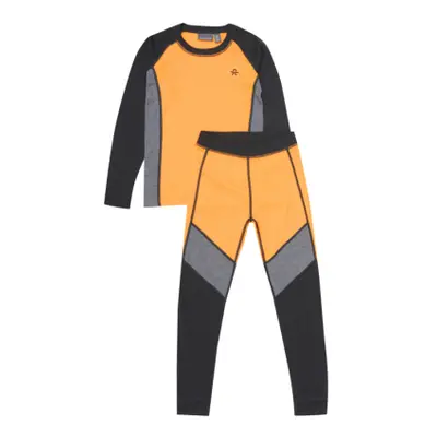 Gyerek termo alsónemű felső és alsó COLOR KIDS Ski Underwear - Colorblock-3520-Orange Pop