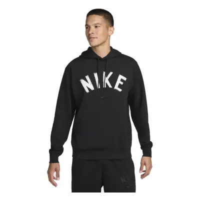 Férfi kapucnis pulóver NIKE M NK DF SWOOSH FLEECE PO HOOD-010 BLACK BLACK WHITE