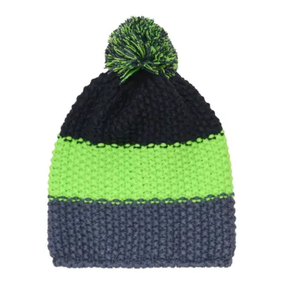 Detská zimná čiapka COLOR KIDS Hat - Colorblock-741911.2144-Green Gecko