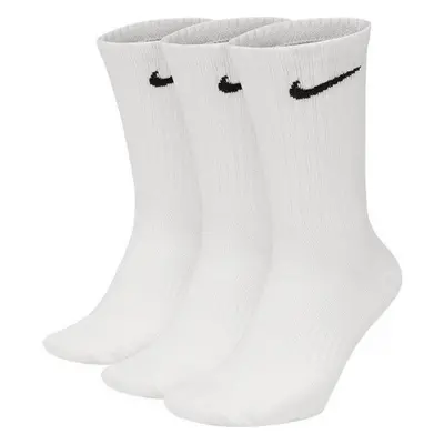 Zokni NIKE U NK EVERYDAY LTWT CREW 3PR-White