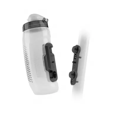 Kerékpáros palack FIDLOCK BOTTLE TWIST SET CLEAR 590ml