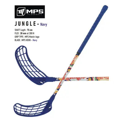 Gyermek floorball hokiütő MPS JUNGLE Navy L