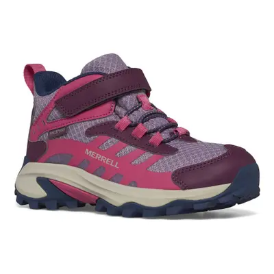 Lány boka túracipő MERRELL Moab Speed 2 Mid A C WTRPF berry