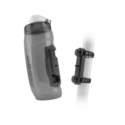 Kerékpáros palack FIDLOCK BOTTLE TWIST SET DARK 590ml + UNI BASE