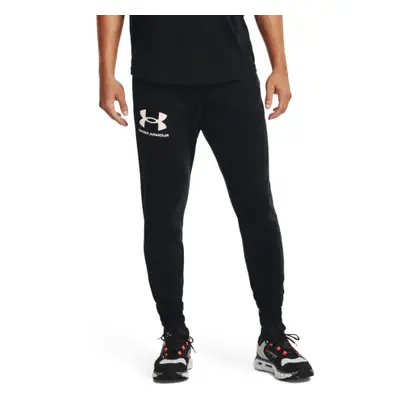 Férfi melegítőnadrág UNDER ARMOUR UA RIVAL TERRY JOGGER-BLK