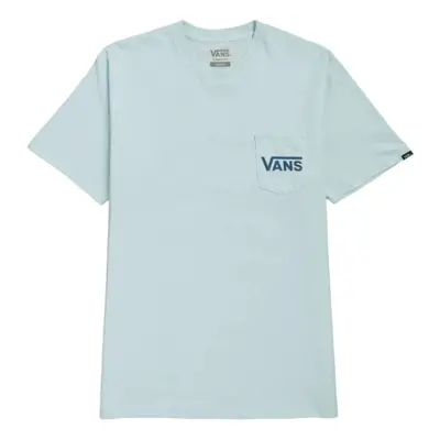 Rövid ujjú férfi póló VANS STYLE 76 BACK SS TEE-BLUE GLOW-TEAL