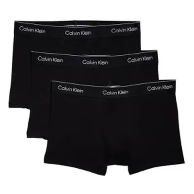 Férfi boxerek CALVIN KLEIN 3 PACK-TRUNK-BLACK W BLACK WB