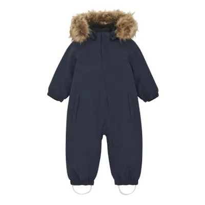 Gyermek téli overál COLOR KIDS Coverall W. Fake Fur-741590.7850-Total Eclipse