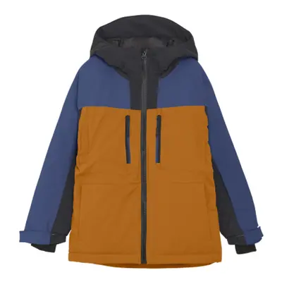 Fiú síkabát COLOR KIDS Jr. Ski Jacket - Colorblock-3042-Marmalade