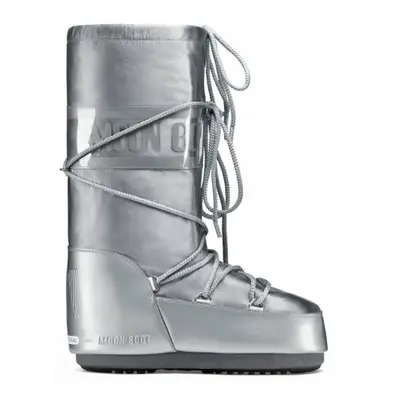 Női téli magas csizma MOON BOOT Icon Glance silver