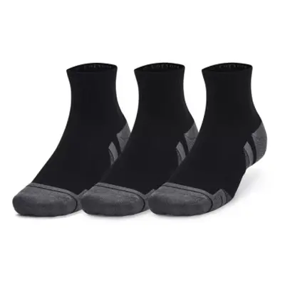 Zokni UNDER ARMOUR 3 PACK-UA Performance Cotton Qtr-BLK