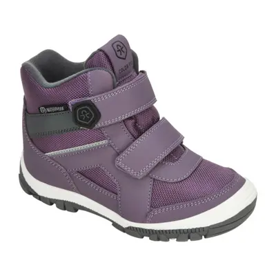 Lány téli cipő alacsony COLOR KIDS Boots Low Cut, W. Two velcro-Arctic Dusk