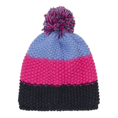 Lány téli sapka COLOR KIDS Hat - Colorblock-5381-Pink Glo