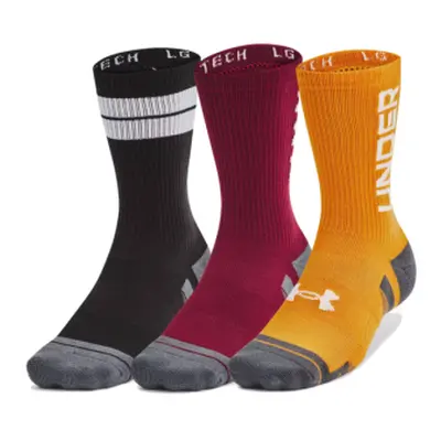 Zokni UNDER ARMOUR 3 PACK-UA Perf Tech Nov Crew-RED